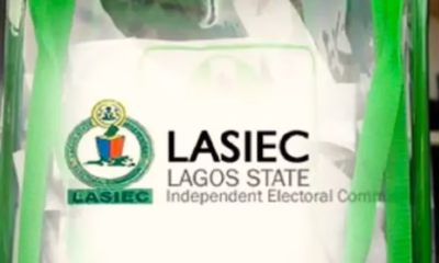 LASIEC logo on a transparent election box